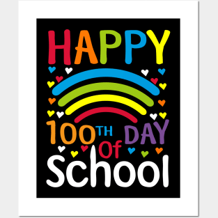 Happy 100 th day of school Posters and Art